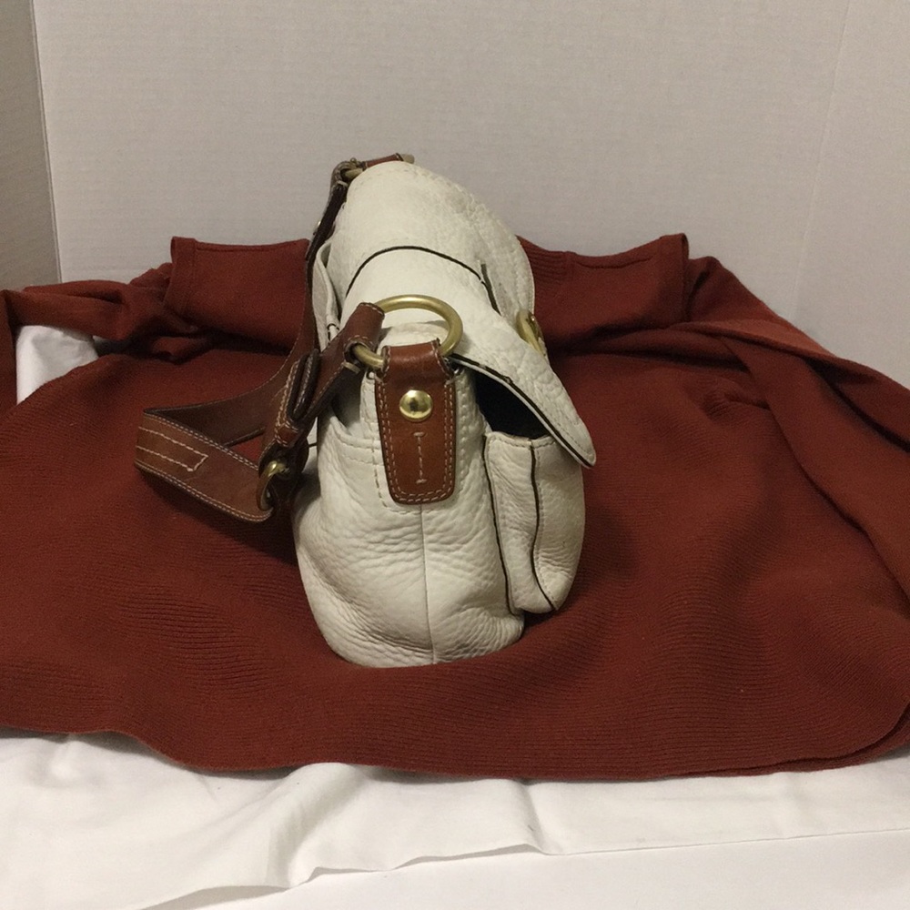 COACH Handbag Leather Pebble Cowhide Hobo 👜 - Picture 4 of 8